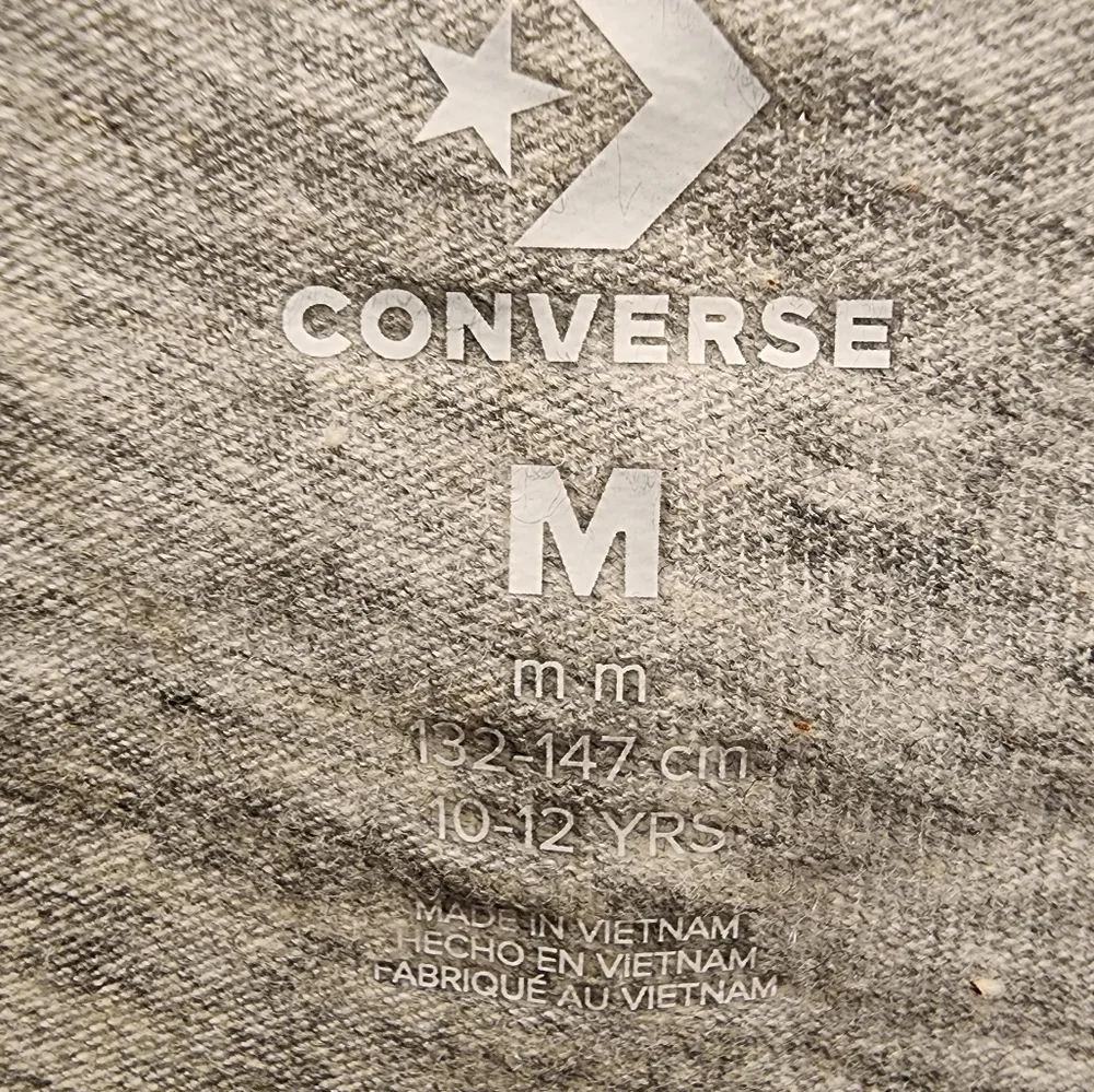 Converse Chuck Taylor All Star‎ Boy's T-Shirt Heather Dark Grey New NWT Size M